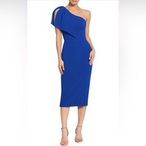 Dress the Population Tiffany One-Shoulder Midi Dress